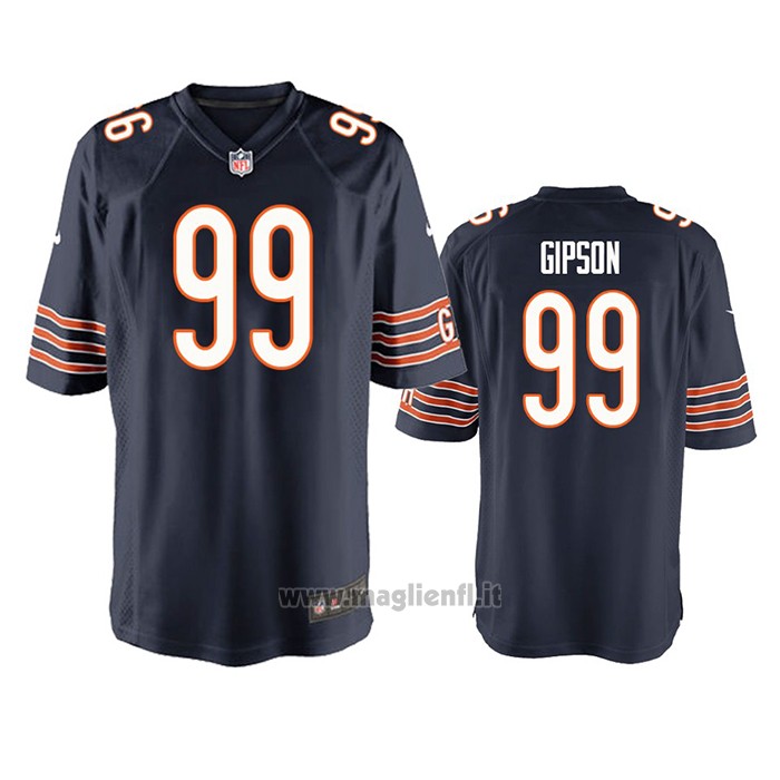Maglia NFL Game Chicago Bears Trevis Gipson Blu